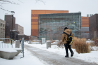 Snow and winter on North Campus
