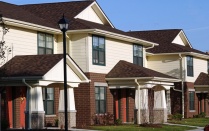 Creekside Village exterior building view. 